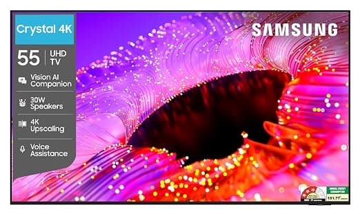 Samsung Crystal Vision Pro 55-inch 4K Smart TV