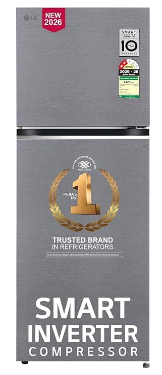LG 322L Frost Free Double Door Refrigerator